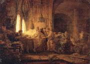 REMBRANDT Harmenszoon van Rijn The Parable of the Labourers in the Vineyard china oil painting reproduction